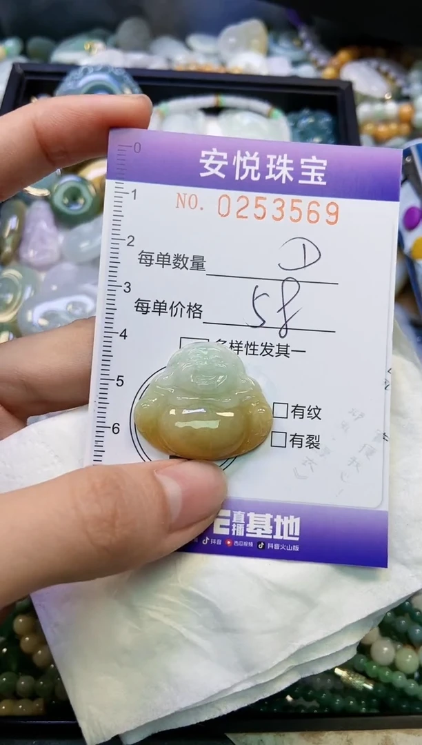 颈饰未镶嵌翡翠D****?闪购0253569