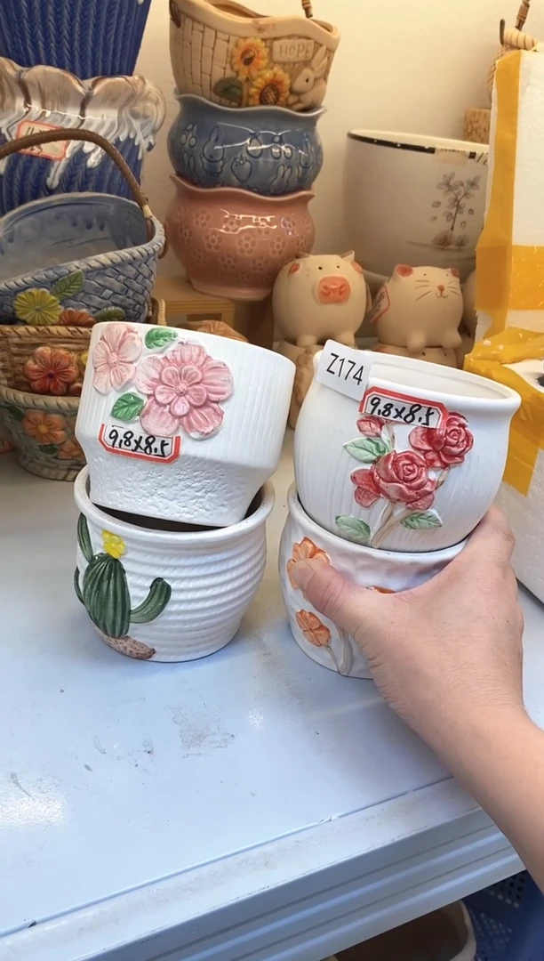 @@陶瓷多肉花盆Z174