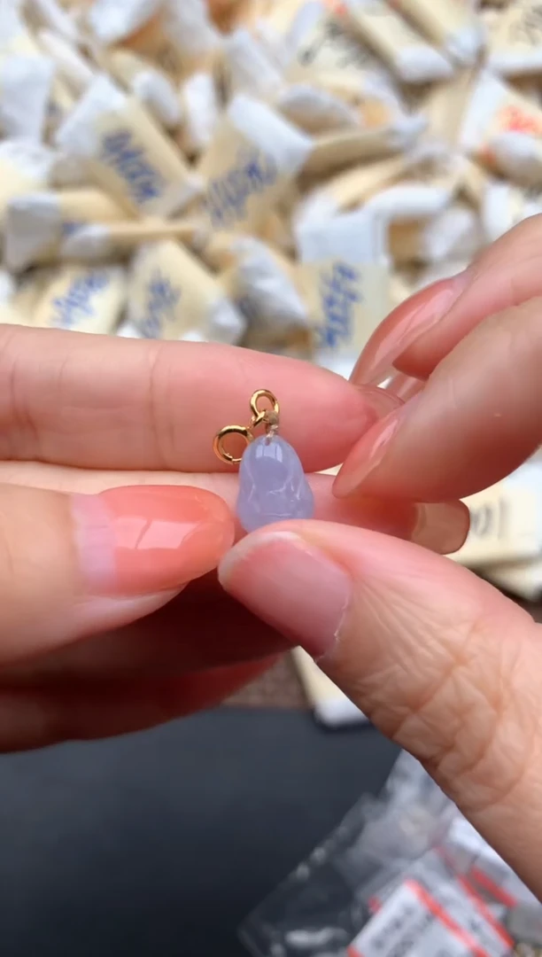 银S925镶嵌挂件翡翠一