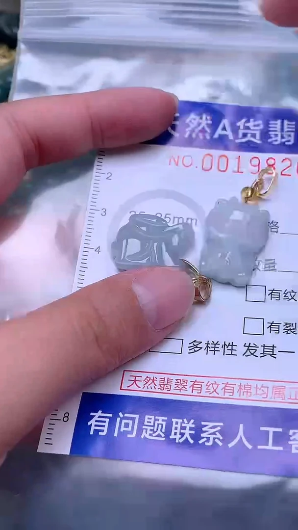 吊坠(赠链)未镶嵌翡翠1