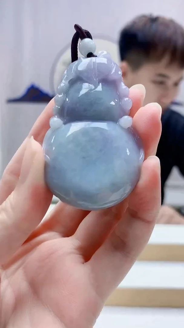 未镶嵌定制翡翠4868zm-毛货挂件葫芦58