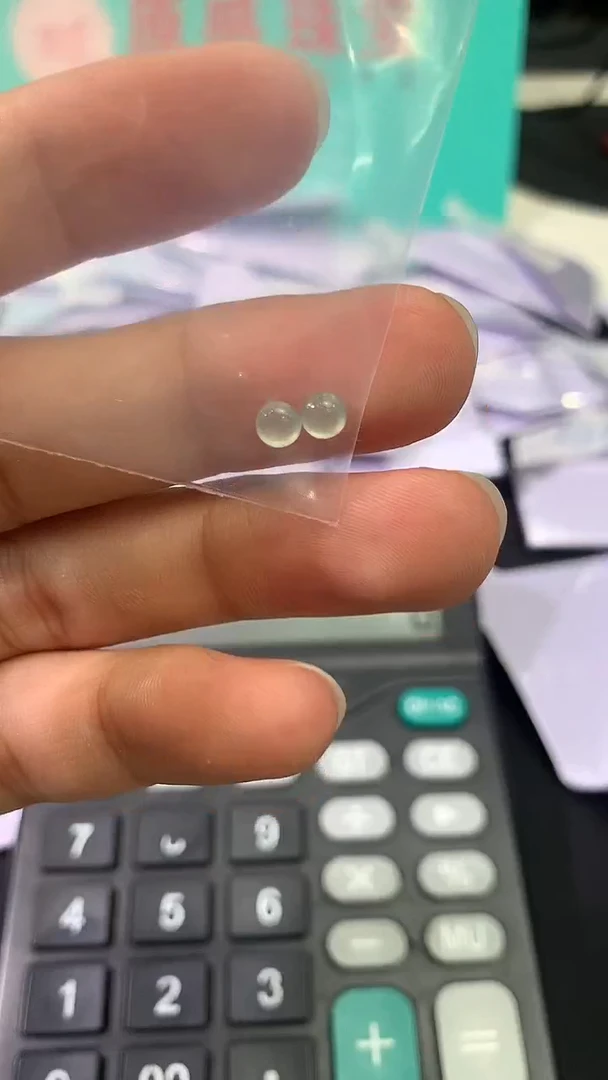 未镶嵌定制翡翠一对蛋面