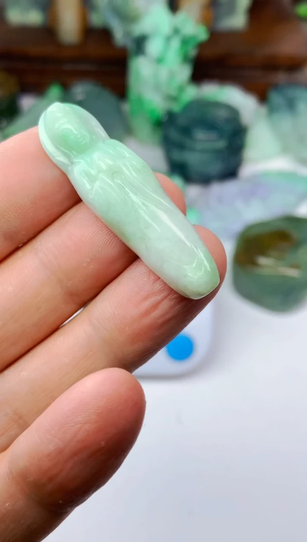 颈饰未镶嵌翡翠花****4挂件