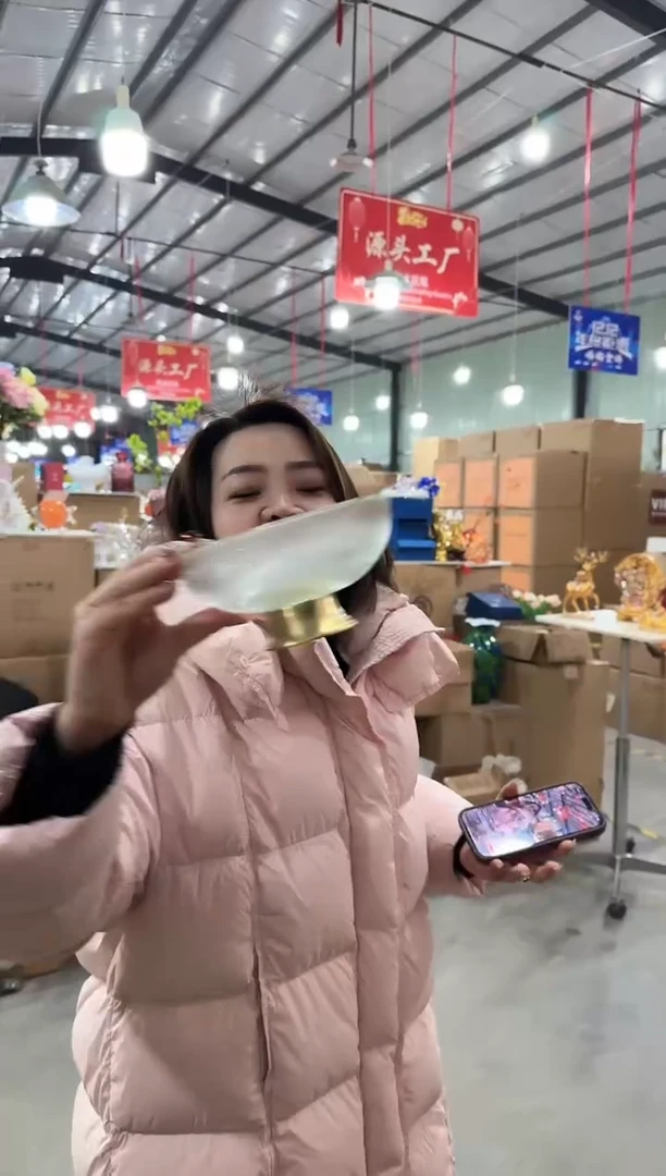 【闪购商品】玻璃于清花器M-早44