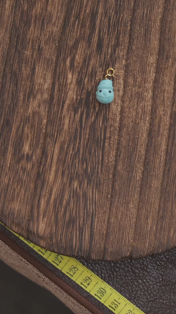 18K金镶嵌绿松石挂饰1