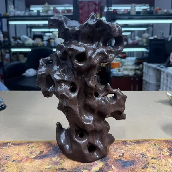 陶子茶具  寿山石倒流香茶具摆件茶桌配件-1593