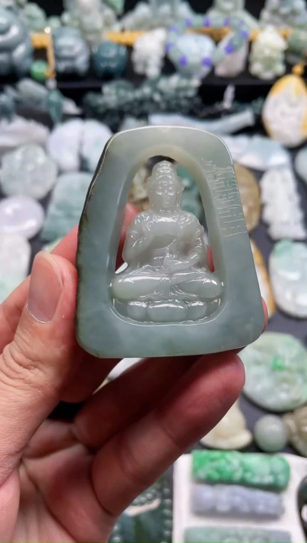 颈饰未镶嵌翡翠尘***渡天然翡翠a货