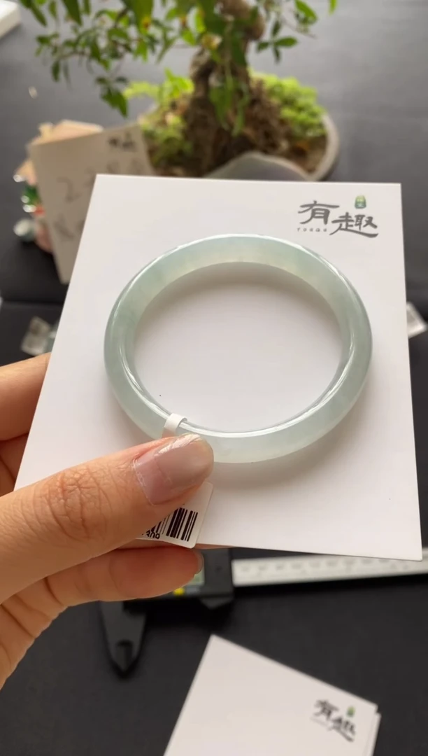 翡翠手镯未镶嵌十二号51.7圆条