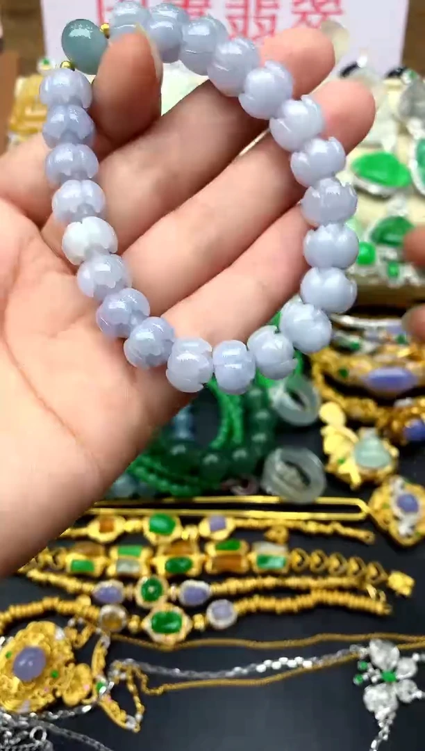 未镶嵌手串翡翠222 -中国好珍宝