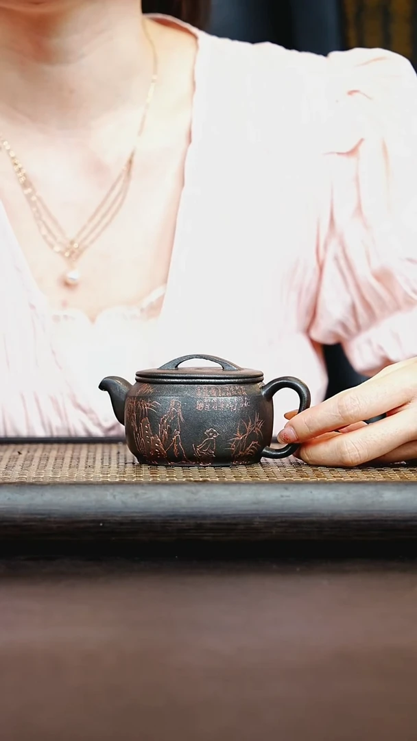 茶壶紫砂宜兴紫砂壶      31（底槽清柴烧