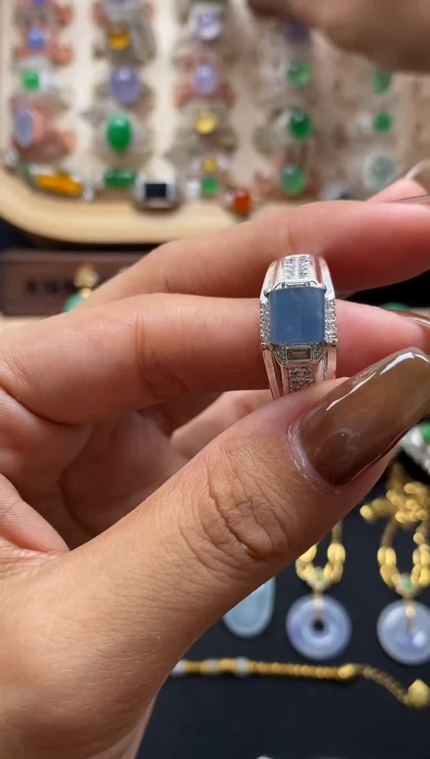 未镶嵌戒指翡翠缅甸天然a货翡翠
