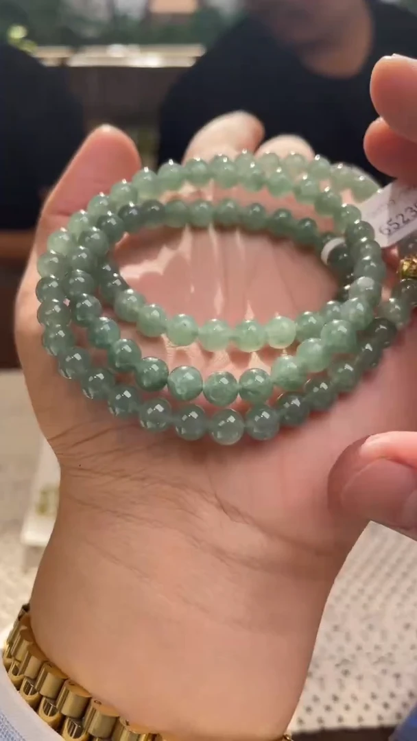 未镶嵌手串翡翠珠串