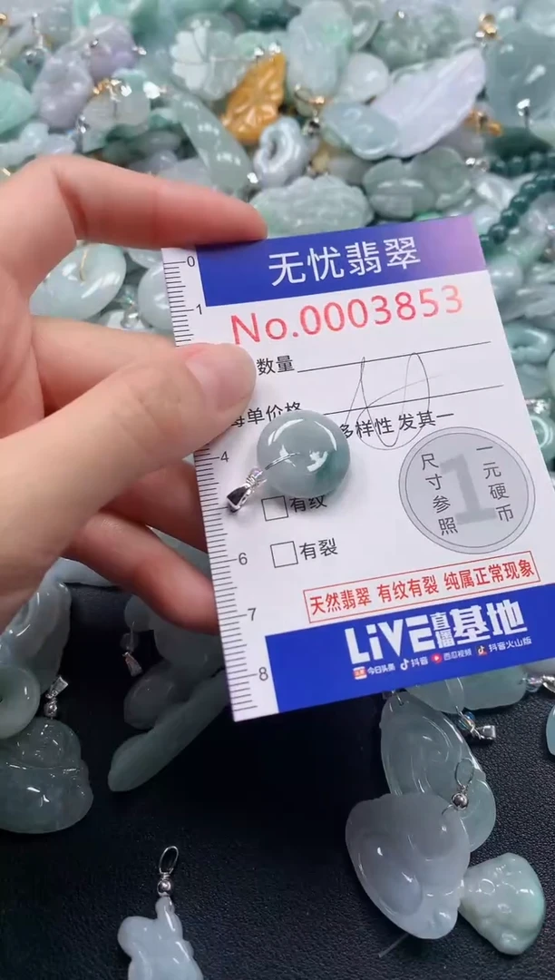 颈饰未镶嵌翡翠3853