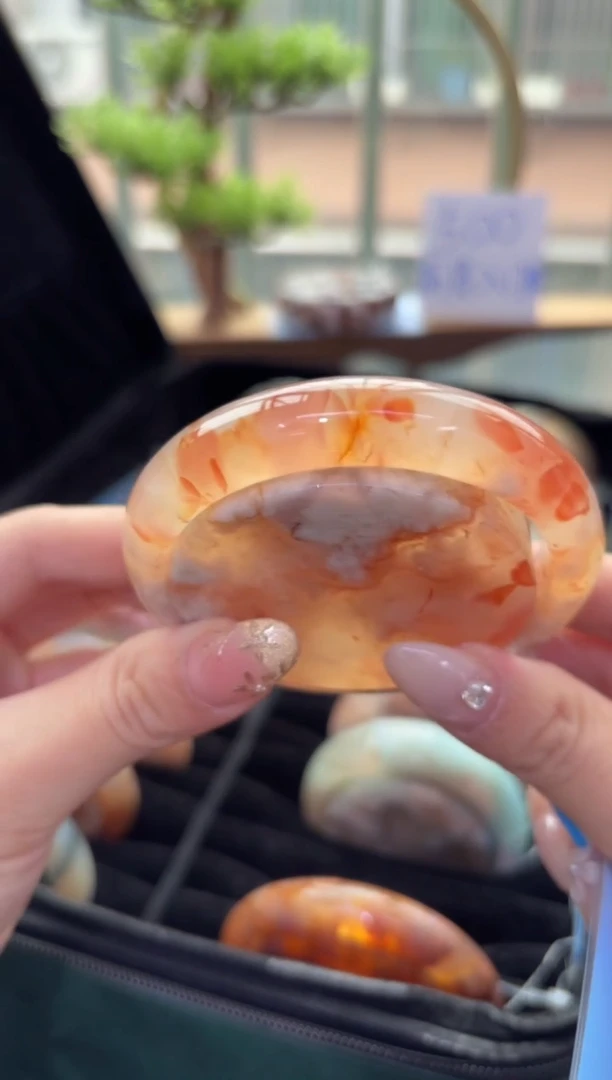 未镶嵌手镯石英质玉C40(59圈赠送镯心)