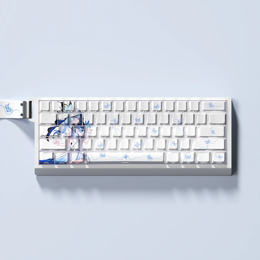 侧刻守岸人-鸣潮二次元主题键帽原厂透光PBT热升华适配60/64/68
