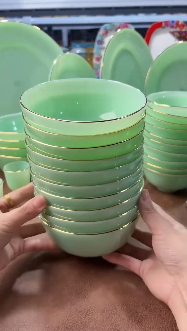 玉瓷  5.5英寸饭碗10个景德镇陶瓷