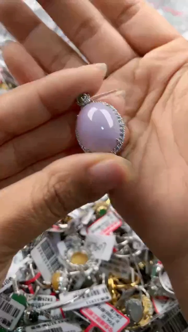 银S925镶嵌戒指翡翠222----3