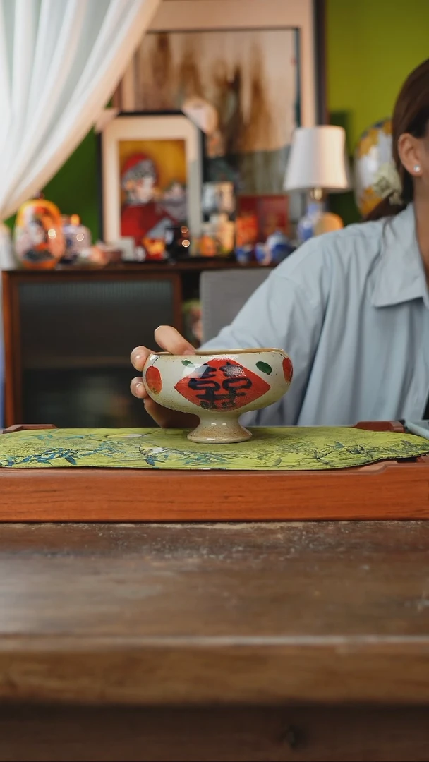 摆件景德镇釉下手绘陶瓷茶具，茶叶罐，咖啡杯