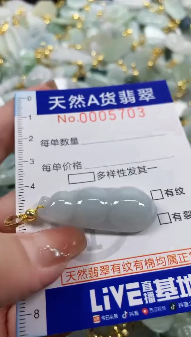 颈饰未镶嵌翡翠天然A货翡翠