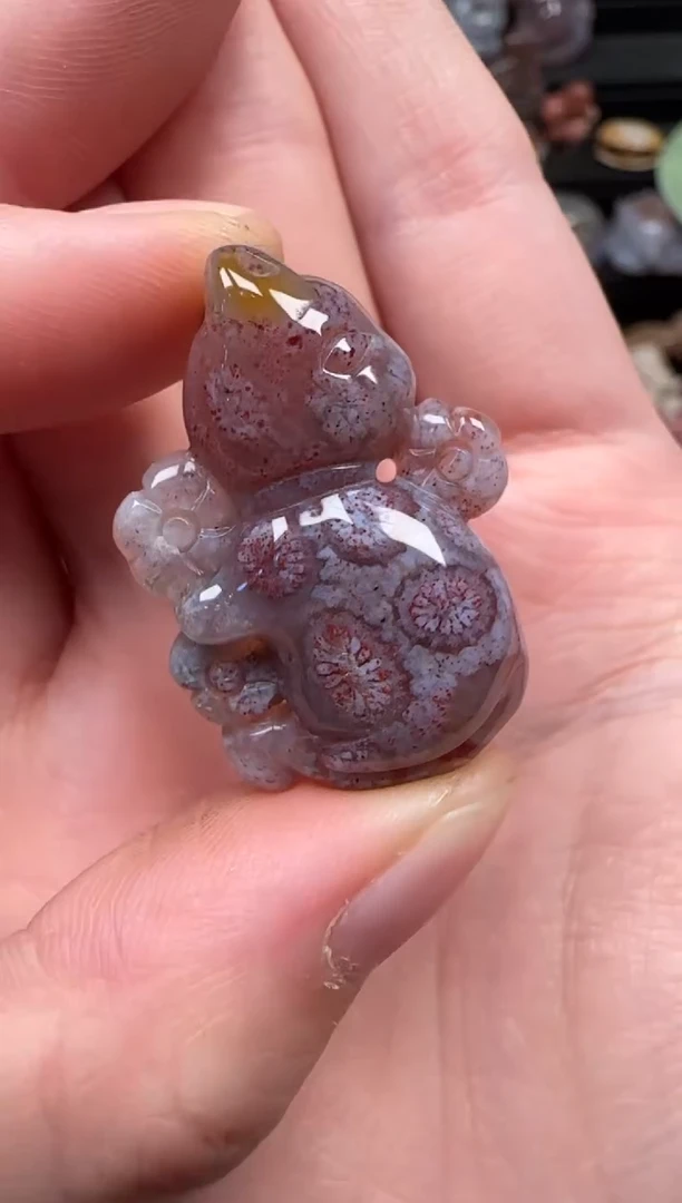 颈饰未镶嵌硅化珊瑚（珊瑚玉）120