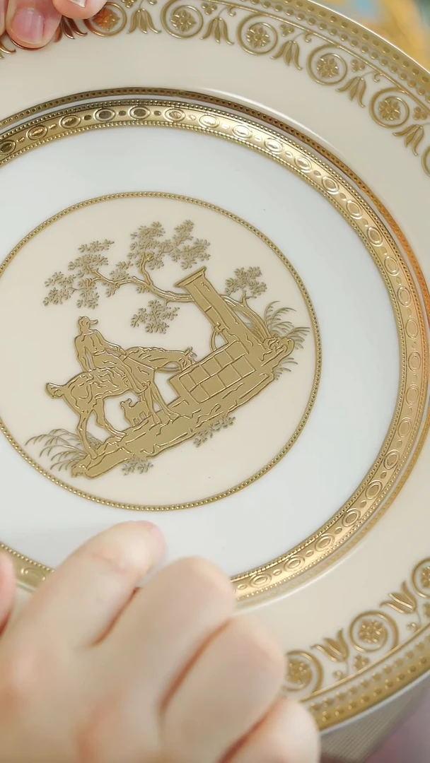 【闪购商品】瓷片10.5英寸平盘 微瑕 福利价