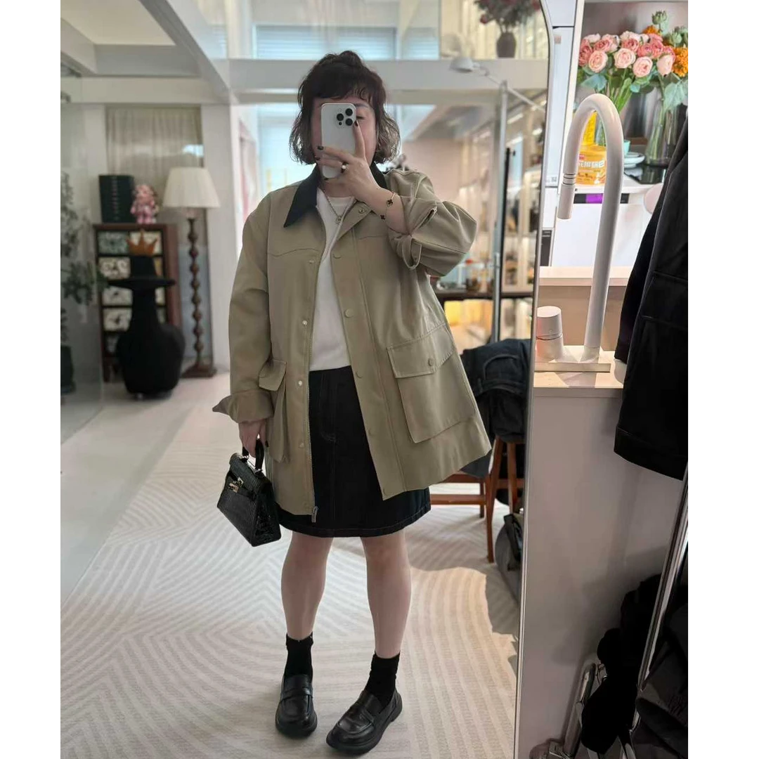 MEET   秋季巴恩风风衣外套