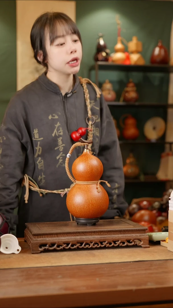 97号精品天然大漆酒葫芦一物一拍~