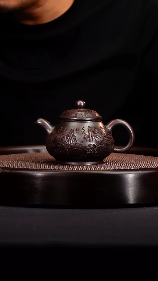 茶壶紫砂宜兴紫砂原矿壶