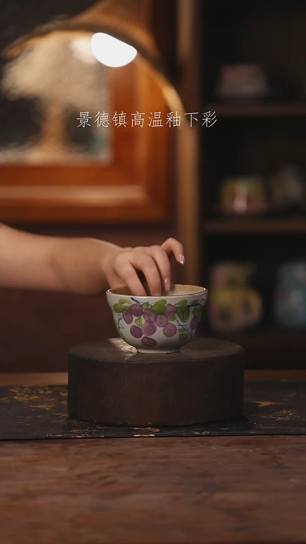 陶瓷景德镇高温釉下手绘陶瓷131