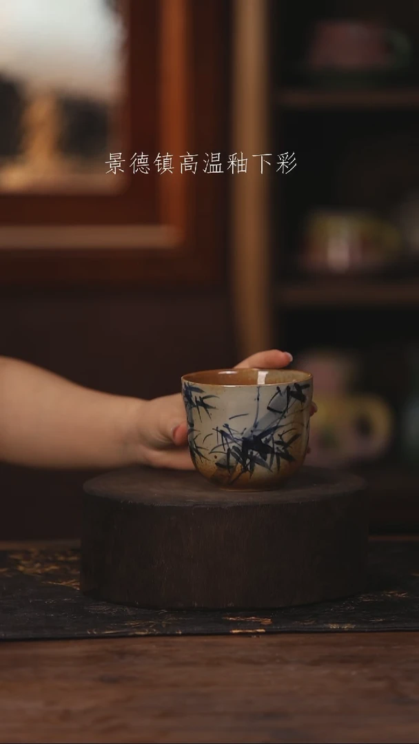 陶瓷景德镇高温釉下手绘陶瓷188