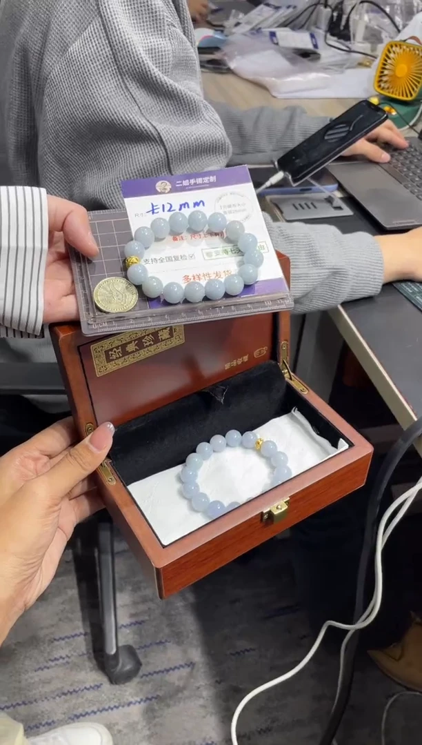 未镶嵌挂件翡翠手串FL12多样性发其一CP配绳