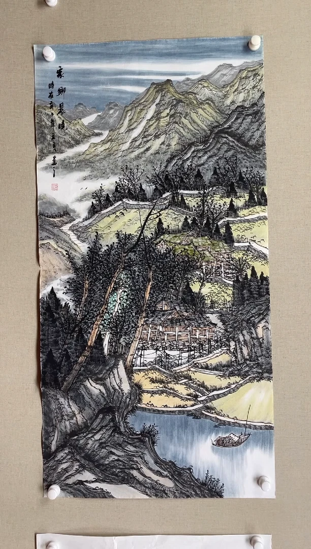 国画138*68 吴立勇吴立勇吴立勇吴立勇