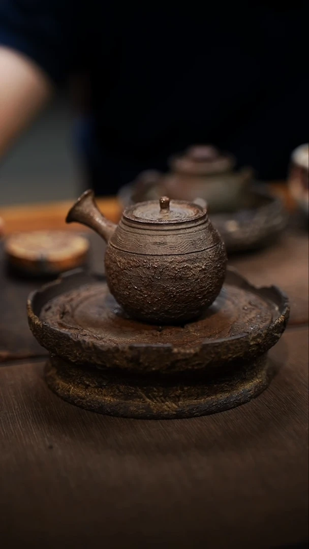 全手工制作  南蛮侧把壶