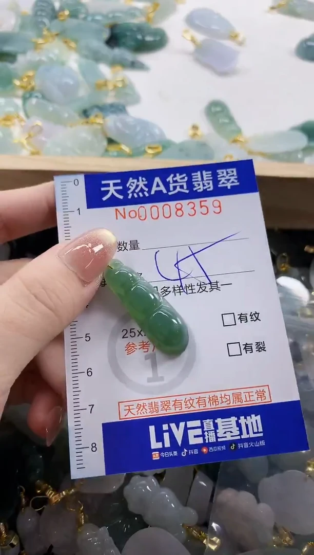 颈饰未镶嵌翡翠d****s天然A货翡翠