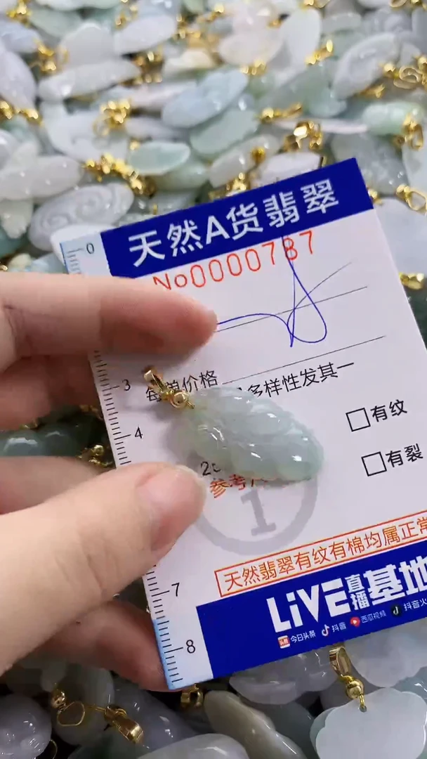 颈饰未镶嵌翡翠天然A货翡翠