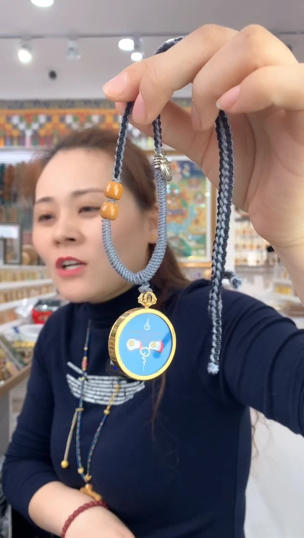 吊坠水*纯手绘唐卡【不退不换】黑眼睛老师