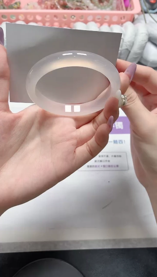 石英质玉手镯未镶嵌109-荔枝56.5
