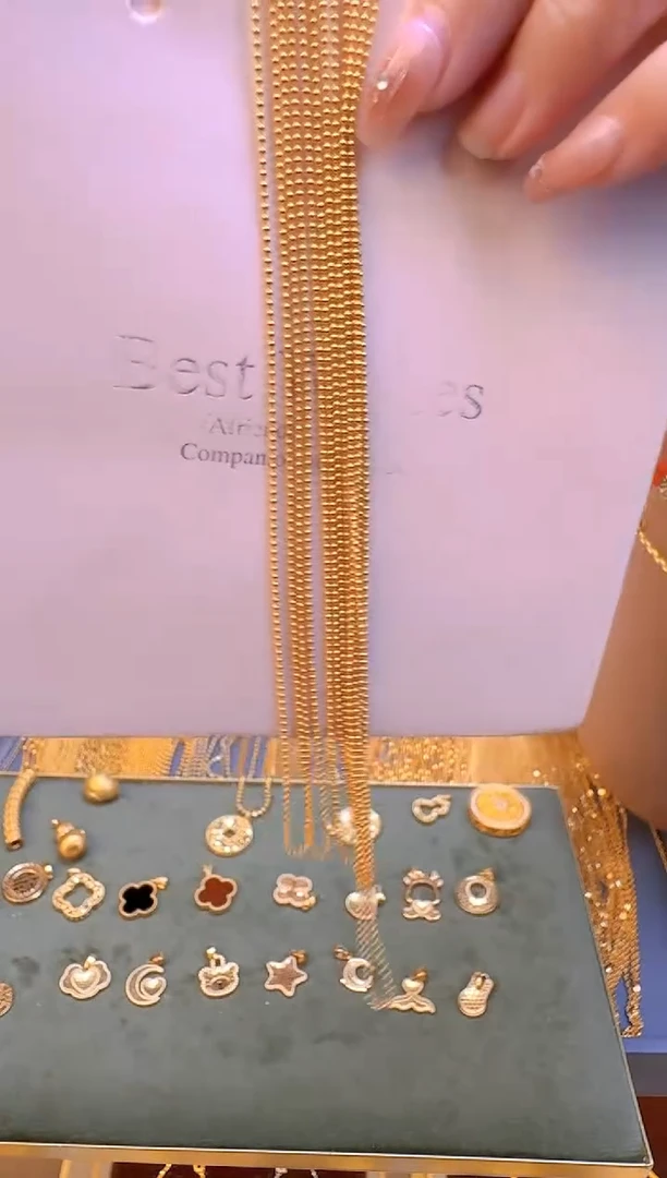 50cm固定不可调节光面珠珠链1.83g（多样性发货）