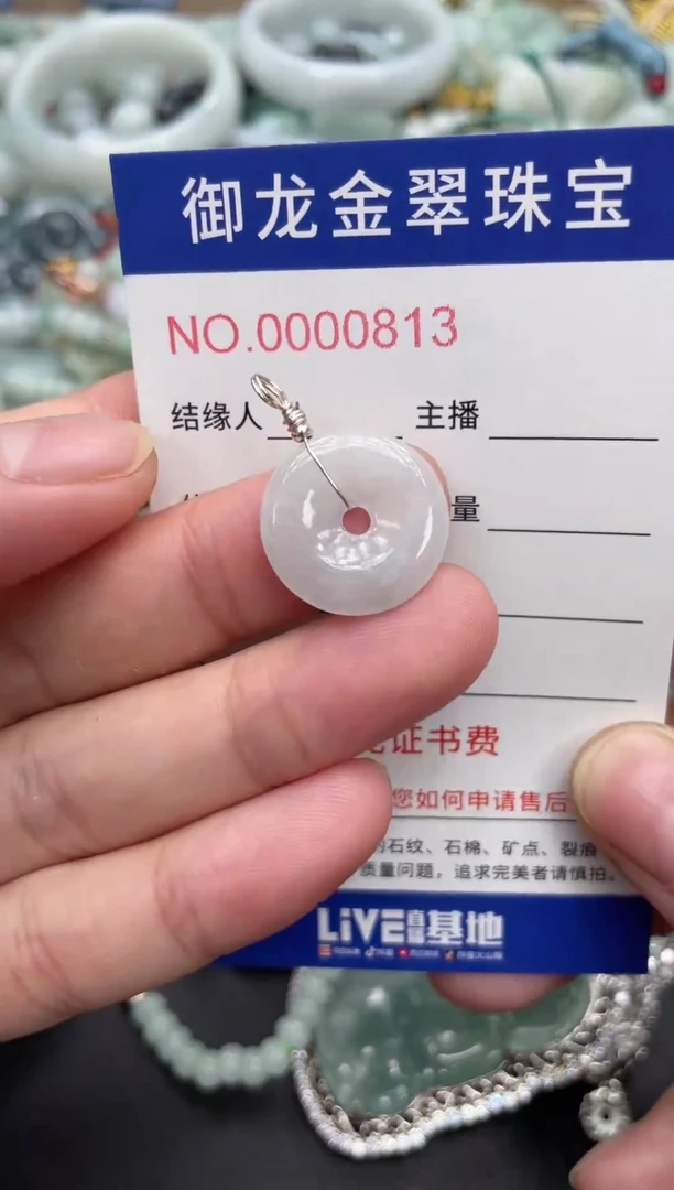 翡翠未镶嵌颈饰002