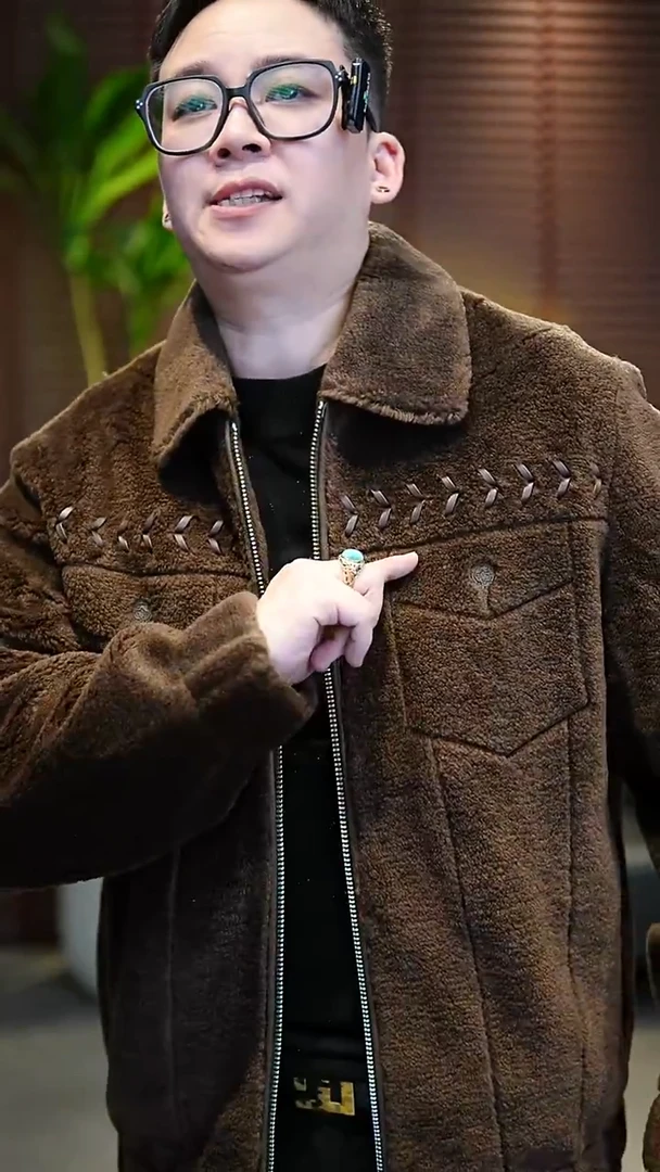 54码（160-175斤）兽王羊毛夹克