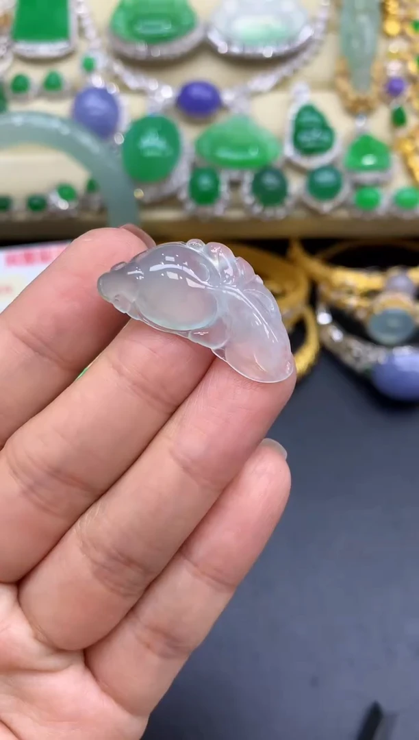 颈饰未镶嵌翡翠349-中国好珍宝