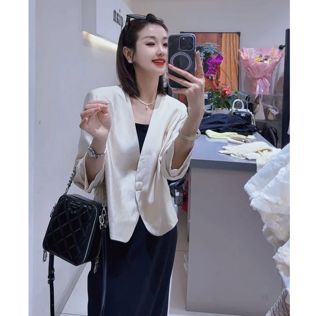 倩倩家九分袖薄外套
