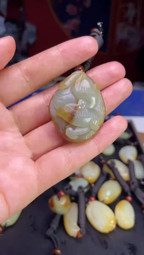 颈饰未镶嵌和田玉123