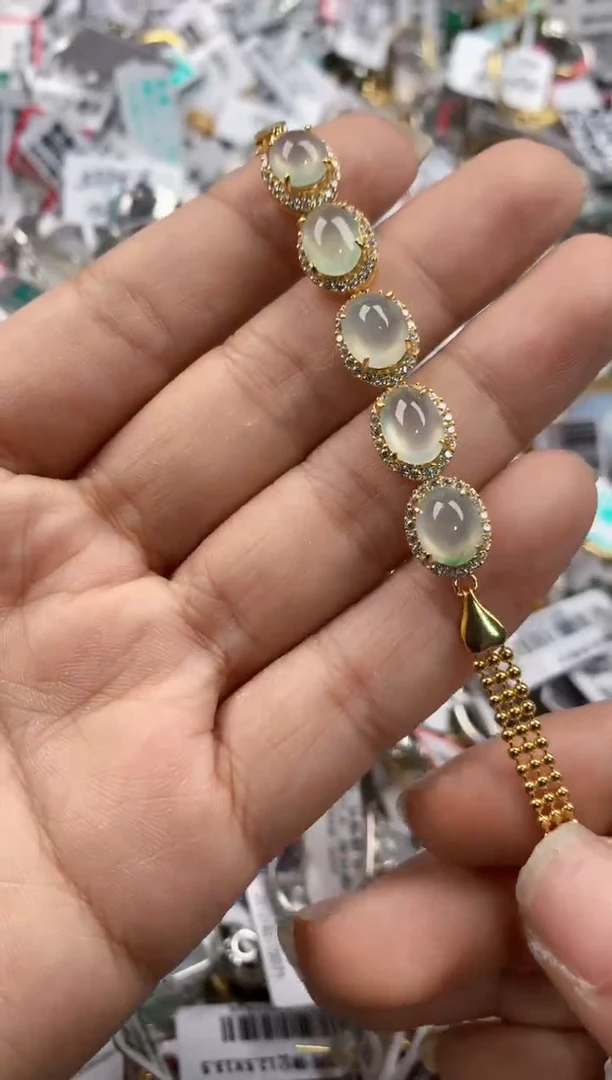 银S925镶嵌戒指翡翠888----5