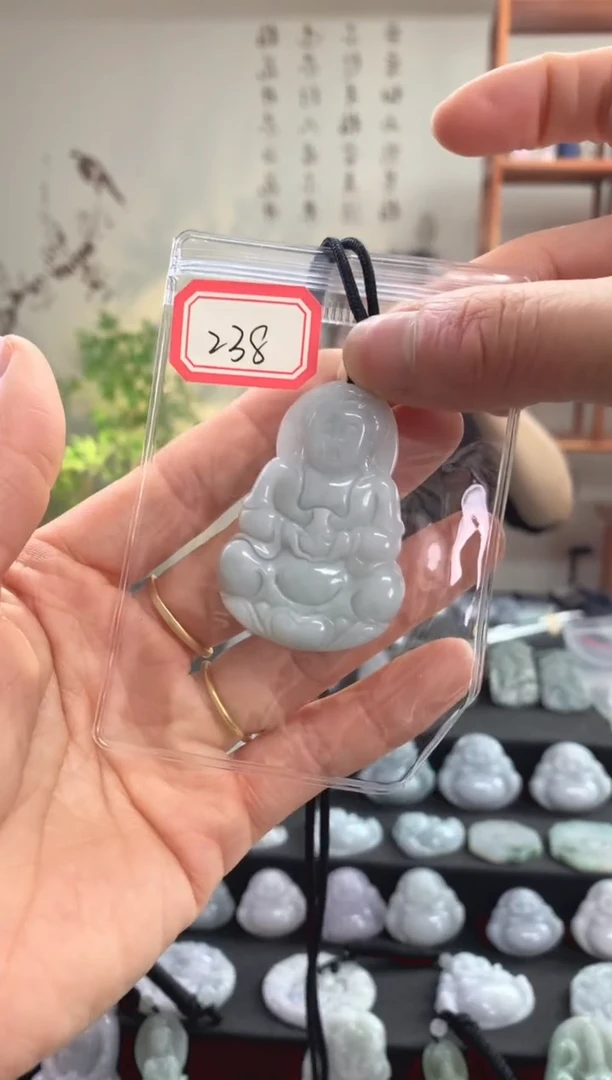 【闪购商品】翡翠颈饰未镶嵌观音238