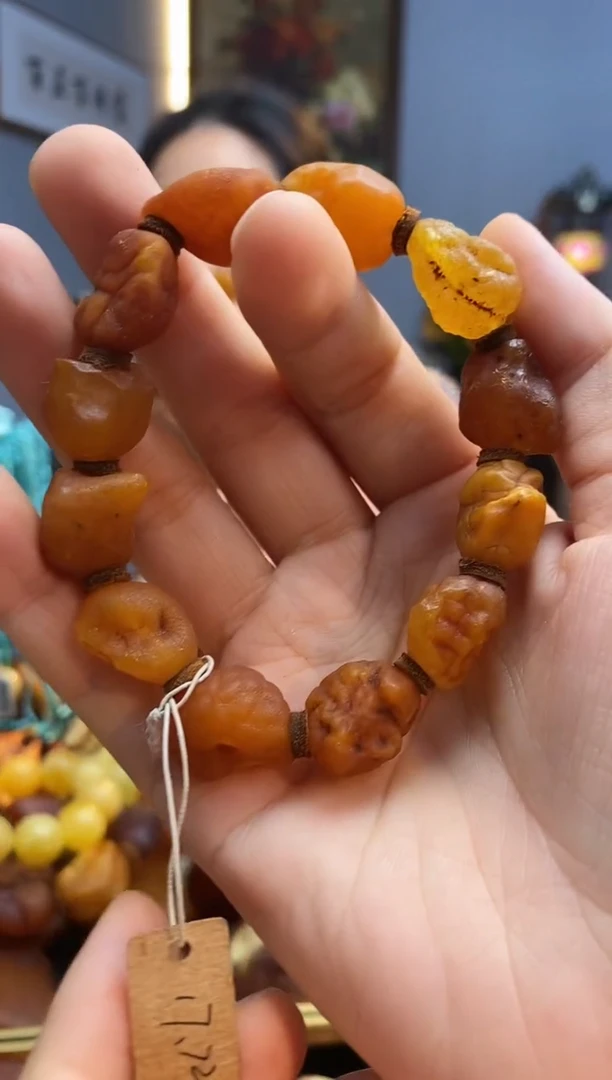 未镶嵌琥珀手串手串