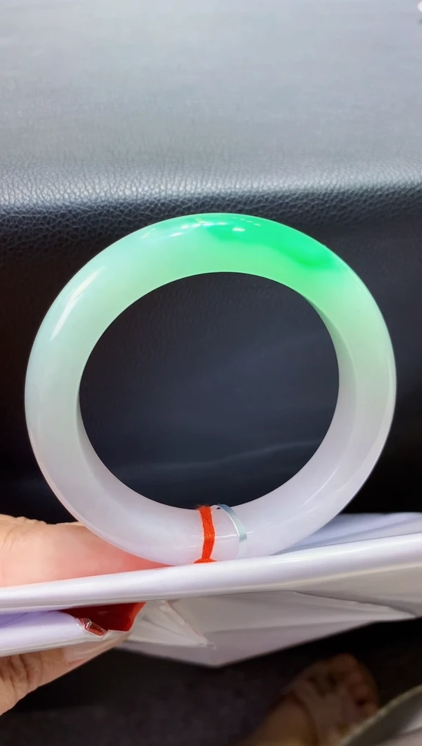 未镶嵌手镯翡翠142天然缅甸翡翠A货58正圈总价37万定金1万拆单