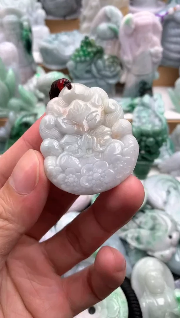 吊坠(不含链)未镶嵌翡翠1