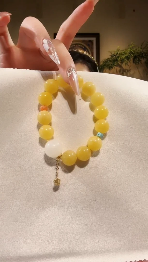 未镶嵌琥珀手链?****糖手串