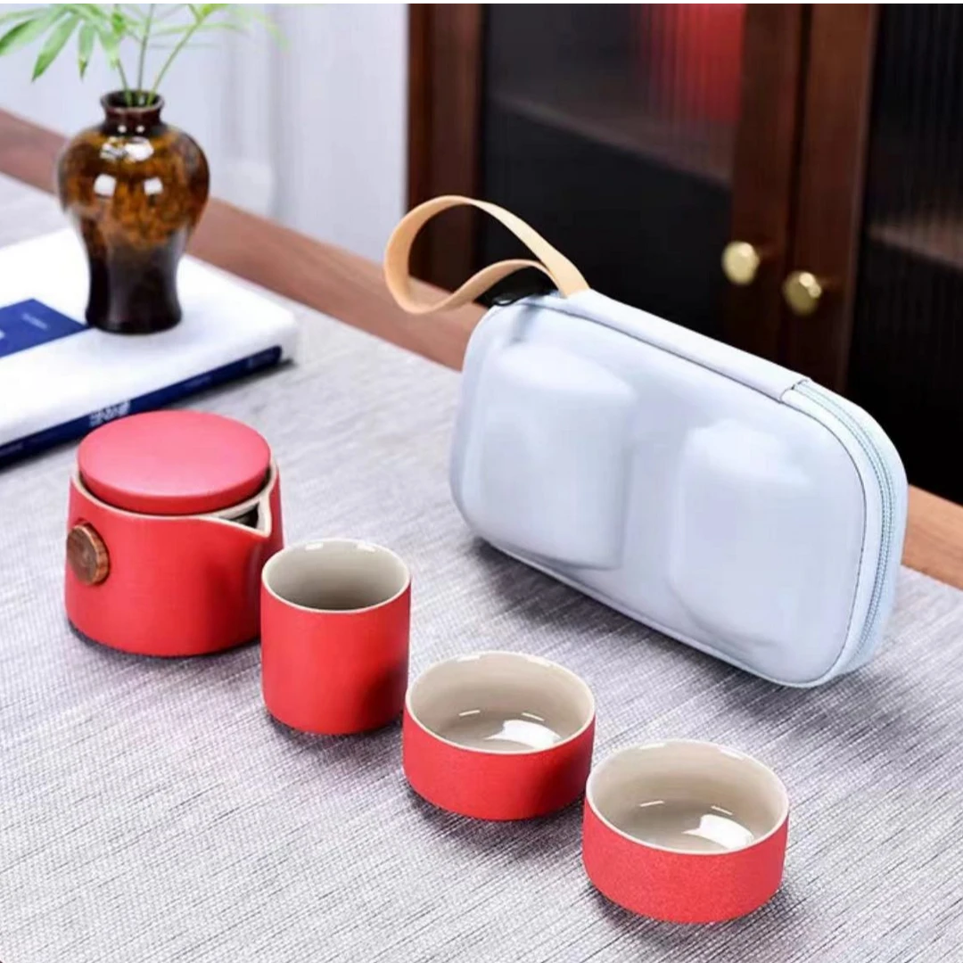 CJ品韵一壶三杯（红）3885